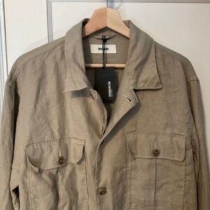 Buck Mason Flint Loomed Linen Shirt - Large